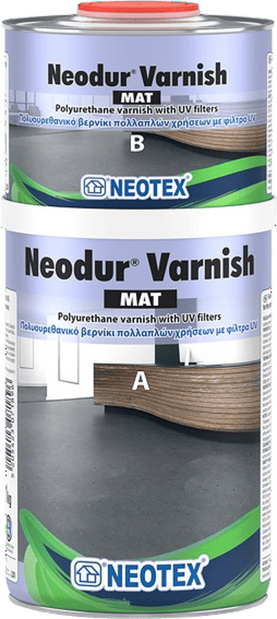 Полиуретановый алифатический матовый лак Neodur® Varnish Мат 1 кг