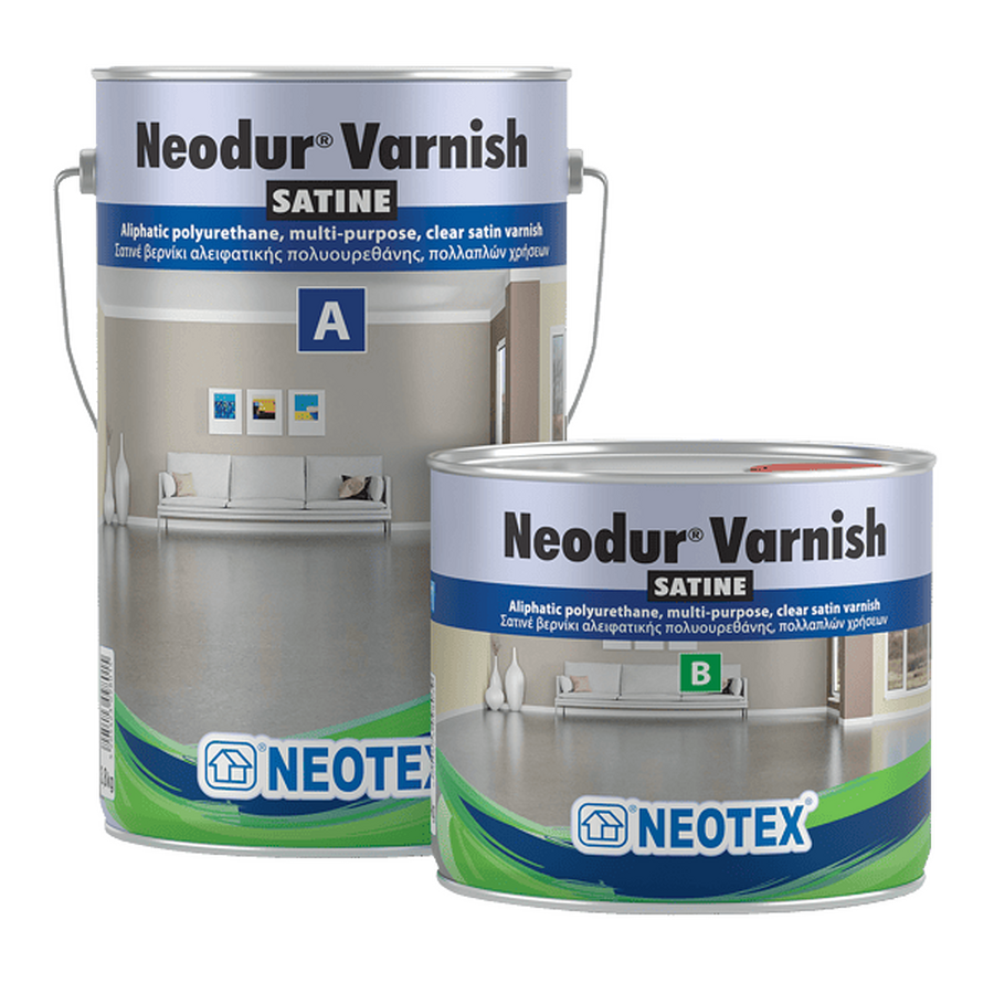 Полиуретановый алифатический полуматовый лак Neodur® Varnish Satine 5,2 кг