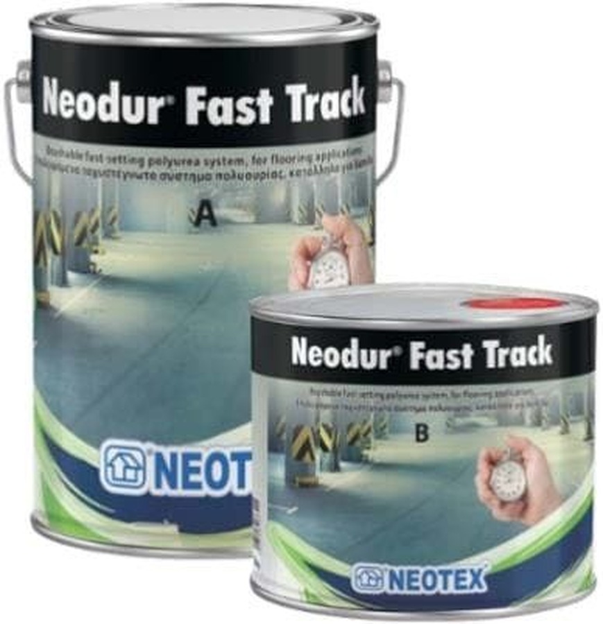 Быстроотверждаемое покрытие для пола на основе полимочевины Neodur® Fast Track 5 Кг Ral 7035