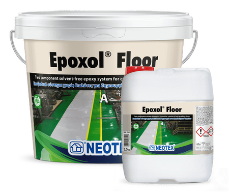 Эпоксидный наливной пол Epoxol® Floor Grey RAL 7040 13.5кг