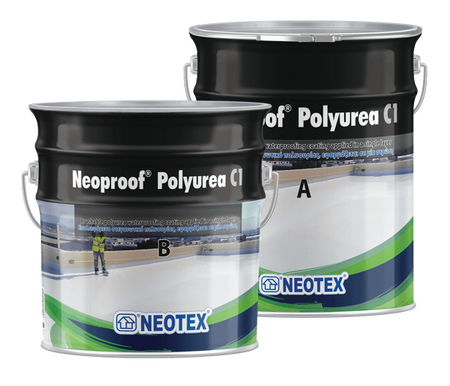 Гидроизоляция на основе алифатической полимочевины Neoproof® Polyurea C1 А+В 20кг