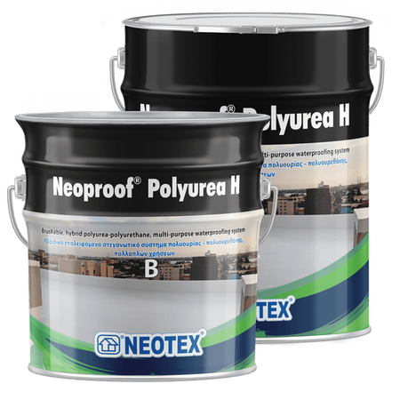 Гидроизоляция из полимочевины и полиуретана Neoproof® Polyurea H RAL 1015 20кг