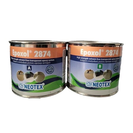 Эпоксидная 2К прозрачная смола Epoxol 2874 А+В 0.3кг