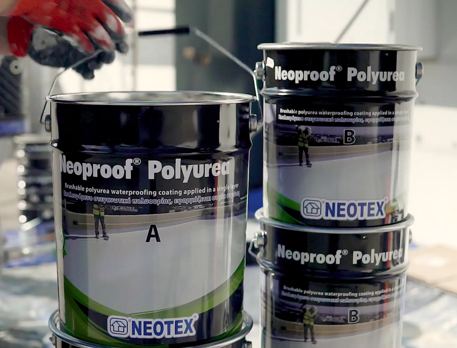 Гидроизоляция на основе алифатической полимочевины Neoproof Polyurea L 21кг