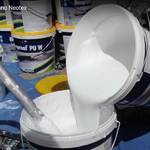 Полиуретановая УФ- стойкая гидроизоляция Neoproof® PU W-40 13кг Ral9003 (белая)