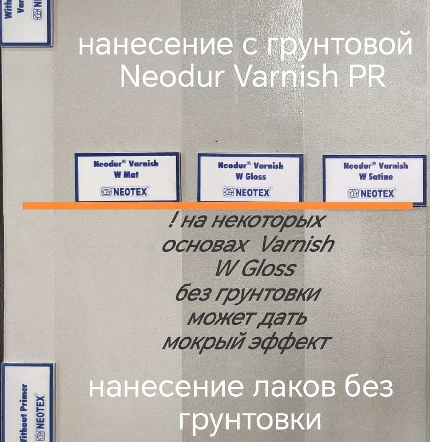 Полиуретановый алифатический Глянцевый лак Neodur®Varnish W Gloss 0.8 кг(водный)