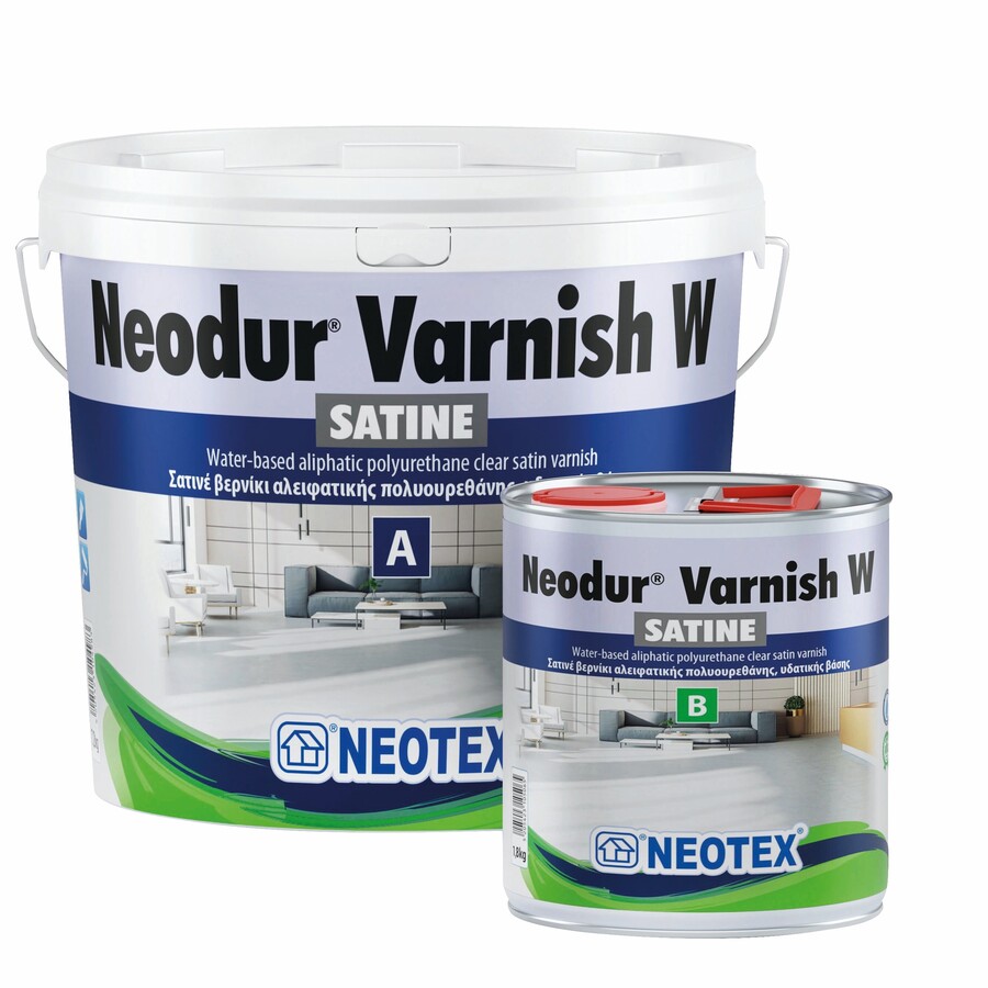 Полиуретановый алифатический Сатиновый лак Neodur®Varnish W Satine 3 кг(водный)