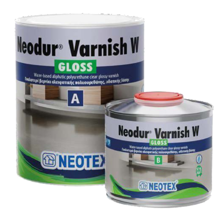 Полиуретановый алифатический Глянцевый лак Neodur®Varnish W Gloss 0.8 кг(водный)